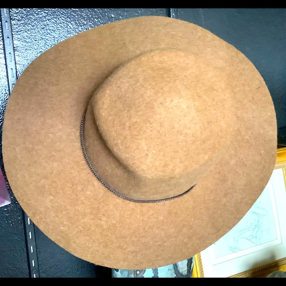 Frye felt boater hat